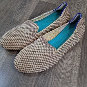 Rothy's The Round Womens 7.5 Multi Metallic Slip On Flats - Limited Edition